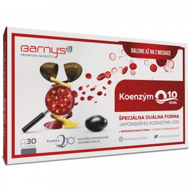 Barny's Koenzým Q10 Dual 60 mg 30 cps