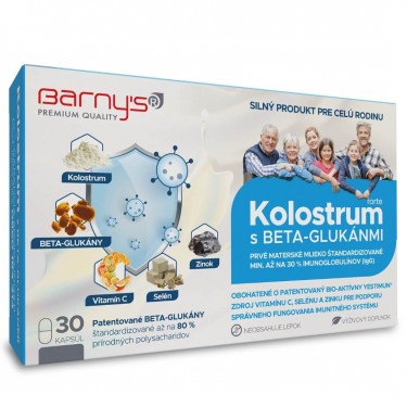 Barny's Kolostrum s beta–glukánmi